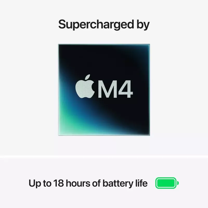 Laptop Apple MacBook Air 13 inch M4 10‑core CPU 8‑core GPU 16GB RAM 256GB SSD macOS