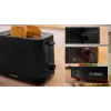 Toaster Bosch TAT3M123 2-slice, 950 W, black, rotary control, defrost & reheat