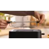 Toaster Bosch TAT3M123 2-slice, 950 W, black, rotary control, defrost & reheat