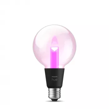 Smart bulb Philips Hue White and colour ambience G95 E27, 6.8 W, Bluetooth/Zigbee, transparent