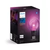 Smart bulb Philips Hue White and colour ambience G95 E27, 6.8 W, Bluetooth/Zigbee, transparent