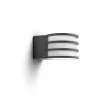 Philips Hue White Lucca Outdoor wall light, Smart wall light, Bluetooth/Zigbee, Anthracite, LED, Aluminium, E27