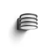 Philips Hue White Lucca Outdoor wall light, Smart wall light, Bluetooth/Zigbee, Anthracite, LED, Aluminium, E27
