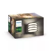 Philips Hue White Lucca Outdoor wall light, Smart wall light, Bluetooth/Zigbee, Anthracite, LED, Aluminium, E27