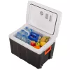 Portable cooler Adler AD 8090 — 40 L 12 V car fridge, Peltier cooling, 220–240 V mains, wheels