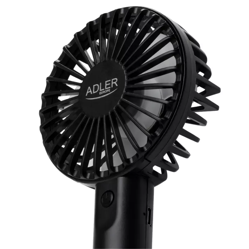 Table fan Adler AD 7338 Mini USB — 7 cm diameter, 3 speeds, black