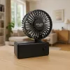 Desk fan Adler AD 7336 — foldable mini fan, 6.5 cm diameter, 1 speed, black