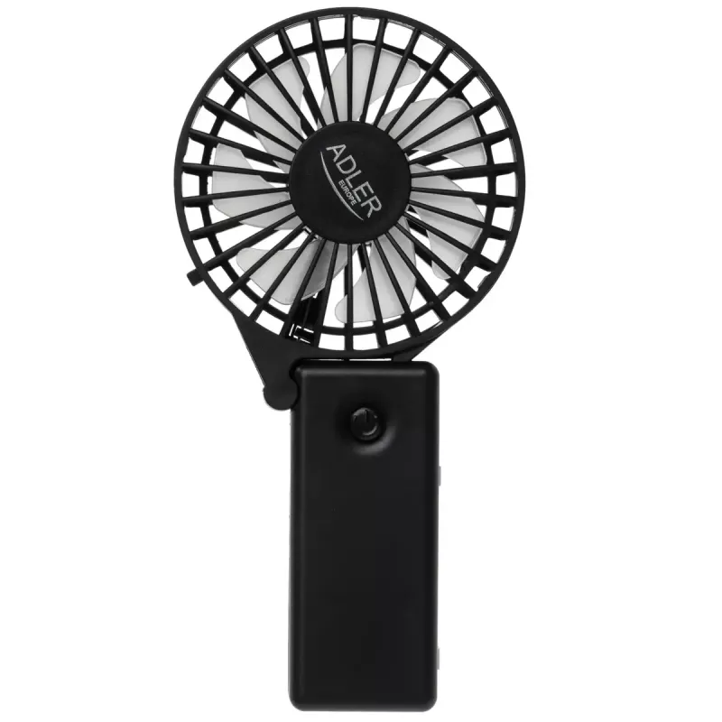 Desk fan Adler AD 7336 — foldable mini fan, 6.5 cm diameter, 1 speed, black