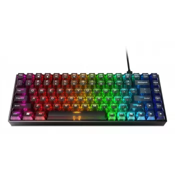 Mechanical gaming keyboard Lenovo Legion K510 Mini Pro 75% US English, 84 keys, RGB, USB, 1.8 m cable, Black/Transparent