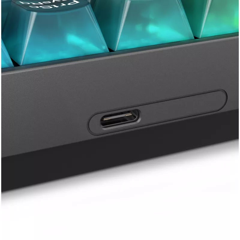 Mechanical gaming keyboard Lenovo Legion K510 Mini Pro 75% US English, 84 keys, RGB, USB, 1.8 m cable, Black/Transparent