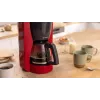Drip coffee maker Bosch TKA2M114 — 1.25 L water tank, 15-cup, red