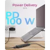 ICY BOX IB-HUB1437-CPD Wired USB 3.2 Gen 2 (3.1 Gen 2) Type-C Black