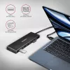 Axagon HUE-F7A 7x USB 3.2 Gen 1 ALU FLAT hub micro power IN 1m USB-A USB 3.2 Gen 1 (3.1 Gen 1) Type-A 5000 Mbit/s Black