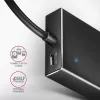 Axagon HUE-F7A 7x USB 3.2 Gen 1 ALU FLAT hub micro power IN 1m USB-A USB 3.2 Gen 1 (3.1 Gen 1) Type-A 5000 Mbit/s Black
