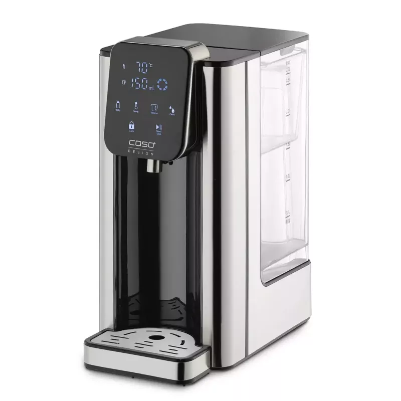 Caso Hot 7 Turbo Hot Water Dispenser, 2.7 L, 2200-2600 W, Black/Stainless Steel