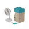 Stand fan Duux Rize Flex 21 cm, 4 speeds, oscillation, 10 W, greige