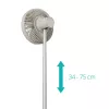 Stand fan Duux Rize Flex 21 cm, 4 speeds, oscillation, 10 W, greige