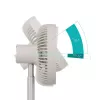 Stand fan Duux Rize Flex 21 cm, 4 speeds, oscillation, 10 W, greige