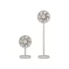 Stand fan Duux Rize Flex 21 cm, 4 speeds, oscillation, 10 W, greige