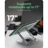 Laptop stand RAIDSONIC IB-NH300-R, aluminium, silver, fits 17 inch (43.2 cm), 360° rotation, 280×230×550 mm