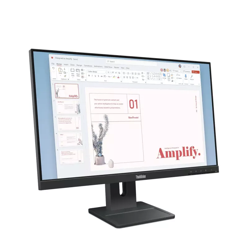 Monitor Lenovo ThinkVision E24-40 23.8 inch LCD Full HD 1920 x 1080