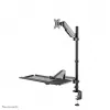 Desk mounted sit-stand workstation Neomounts DS90-325BL1 9 kg height adjustment