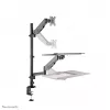 Desk mounted sit-stand workstation Neomounts DS90-325BL1 9 kg height adjustment
