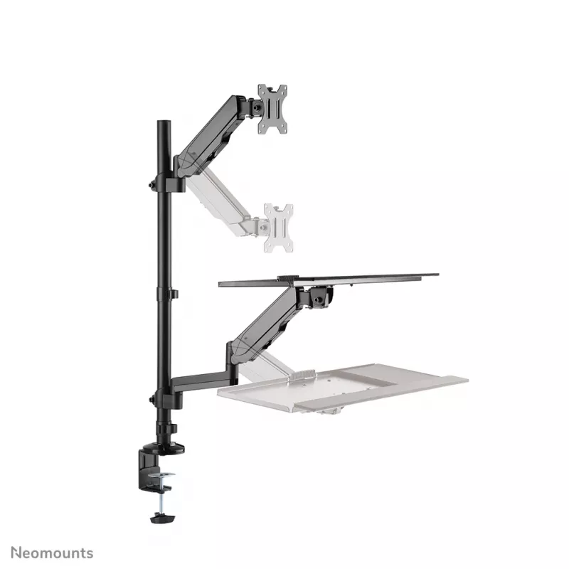 Desk mounted sit-stand workstation Neomounts DS90-325BL1 9 kg height adjustment
