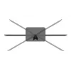 Neomounts DS45-430BL12 TV stand 23-43 inch- swivel, 109.2 cm (43 inch), 100 x 100 mm, 200 x 200 mm, -35 - 35°, Steel, Black