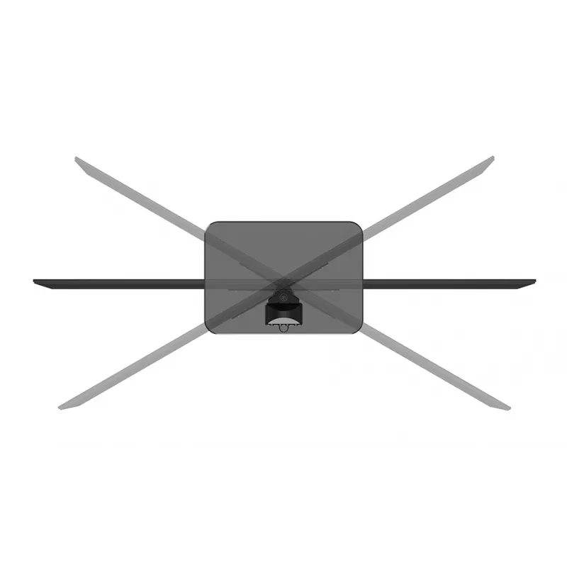 Neomounts DS45-430BL12 TV stand 23-43 inch- swivel, 109.2 cm (43 inch), 100 x 100 mm, 200 x 200 mm, -35 - 35°, Steel, Black