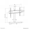 Neomounts DS45-430BL16 TV stand 37-70 inch- swivel (Open Box)