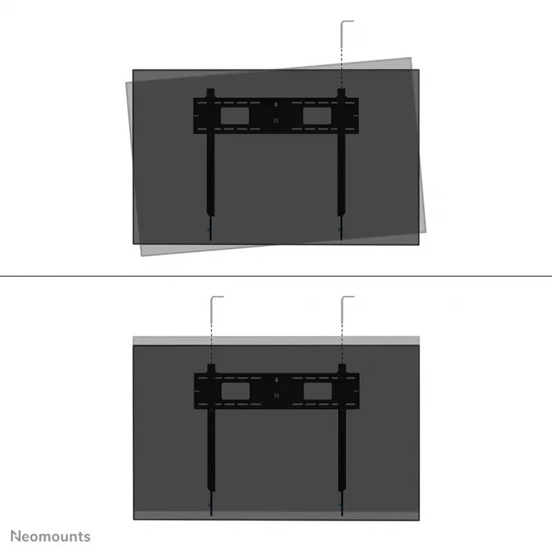 Neomounts heavy duty tv wall mount 125 kg 43-98 inch VESA 100x100-800x600