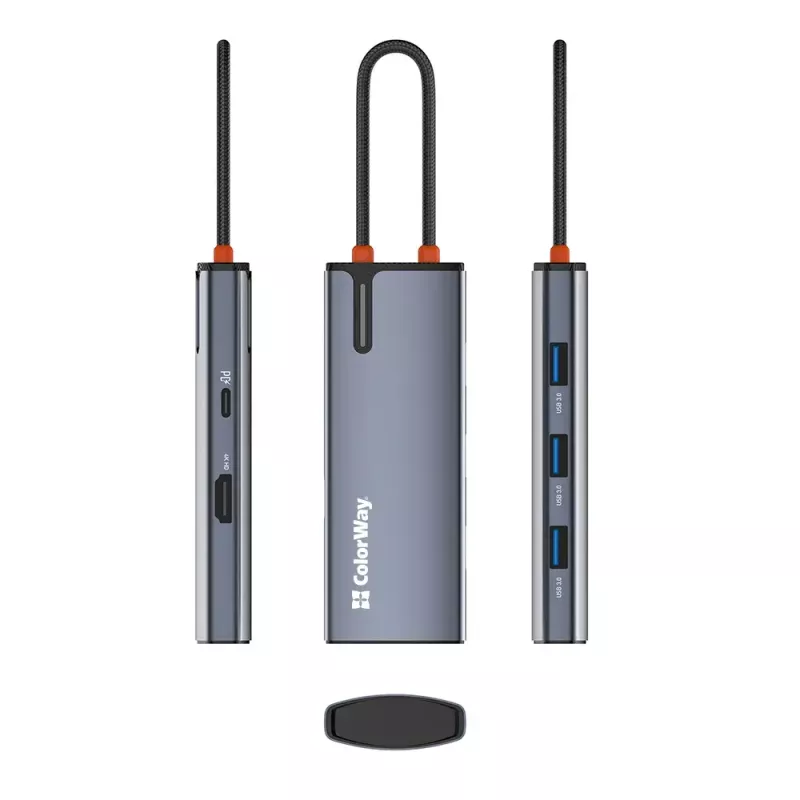 Docking station ColorWay CW-HUB01 5-in-1 USB-C with HDMI and Ethernet