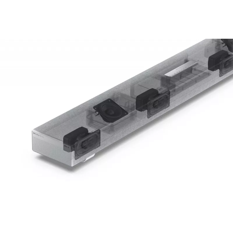 Sharp HT-SBW53121(SL) soundbar speaker Silver 3.1.2 channels 182 W