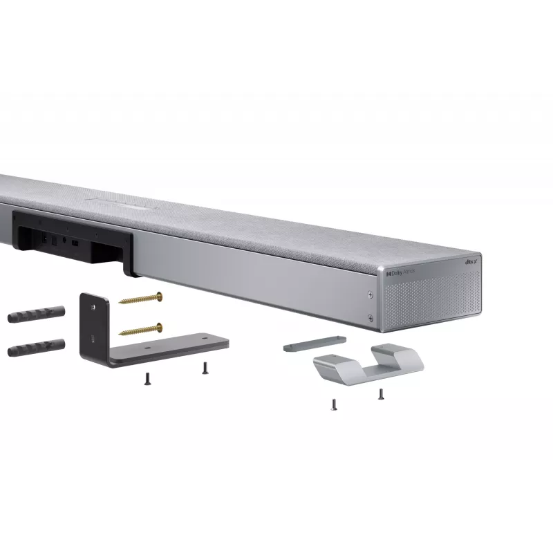 Sharp HT-SBW53121(SL) soundbar speaker Silver 3.1.2 channels 182 W