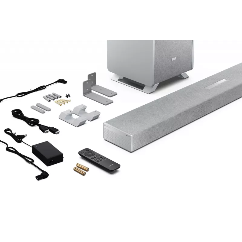 Sharp HT-SBW53121(SL) soundbar speaker Silver 3.1.2 channels 182 W