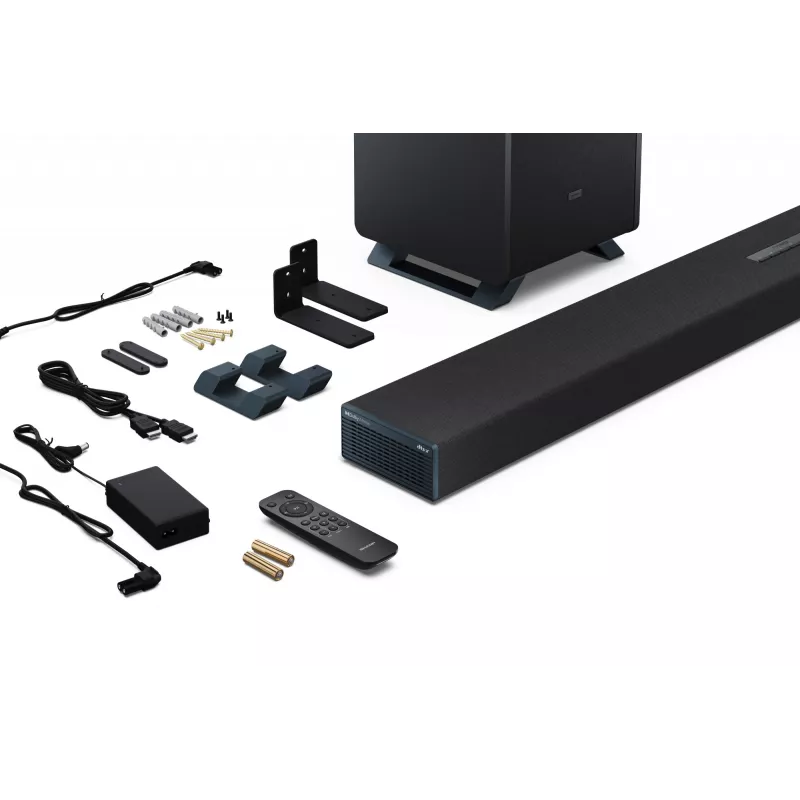 Sharp HT-SBW55121(BK) soundbar speaker Black 5.1.2 channels 212 W