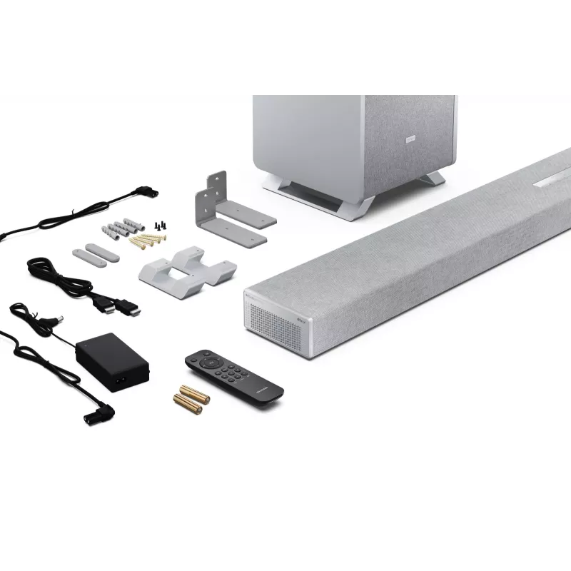 Sharp HT-SBW55121(SL) soundbar speaker Silver 5.1.2 channels 212 W