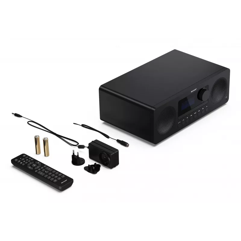 Home audio micro system Sharp XL-B720D 30 W, 2-way speakers, DAB/DAB+/FM, optical disc player, black