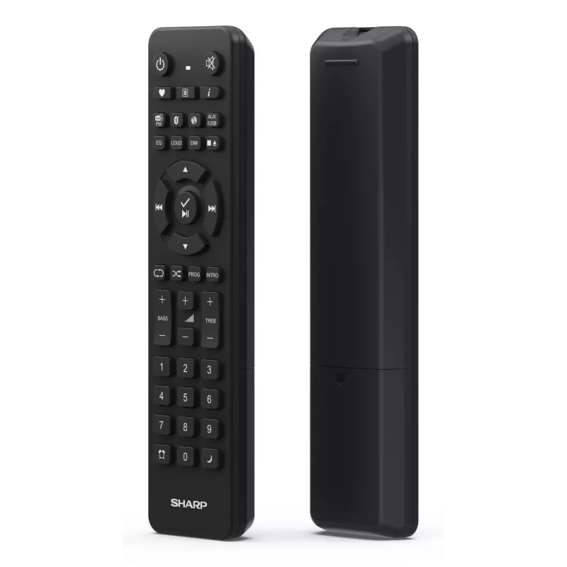 Home audio micro system Sharp XL-B720D 30 W, 2-way speakers, DAB/DAB+/FM, optical disc player, black