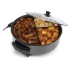 Electric frying pan Tristar PZ-9145 XXL - 40 cm, 1500 W, black