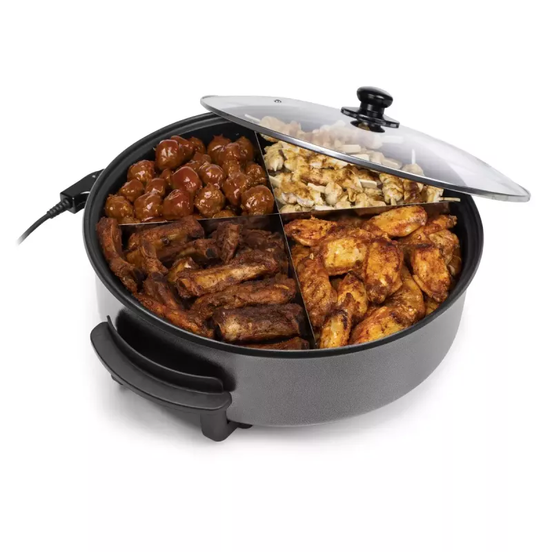 Electric frying pan Tristar PZ-9145 XXL - 40 cm, 1500 W, black