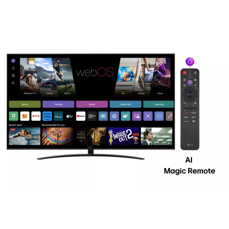LG NanoCell AI 65NANO81A3A TV 165.1 cm (65 inch) 4K Ultra HD Smart TV Wi-Fi Black