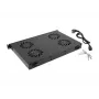 Top panel LANBERG AK-1503-B — 1U, 4 fans, built-in fan, on/off switch, 230 V, 76 W, 483×322×44.5 mm