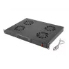 Top panel LANBERG AK-1503-B — 1U, 4 fans, built-in fan, on/off switch, 230 V, 76 W, 483×322×44.5 mm