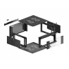 Wall mounted rack Lanberg WFFA-5604-10B