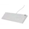 Mechanical keyboard GENESIS THOR 404, full-size USB, QWERTY English, RGB backlight, white