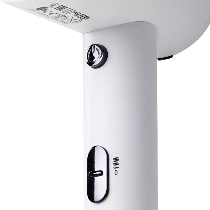 Wall-mount hair dryer Adler AD 2285 — 2000 W, 3 temperature settings, cool shot, white