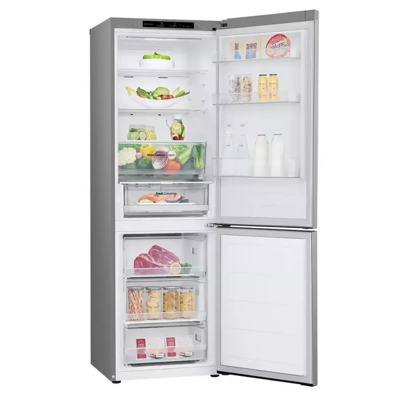LG GBV3100EPY fridge-freezer Freestanding 344 L E Silver