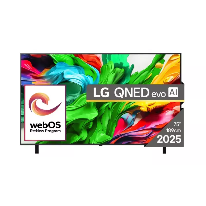 LG QNED AI 75QNED85A3C TV 190.5 cm (75 inch) 4K Ultra HD Smart TV Wi-Fi Black